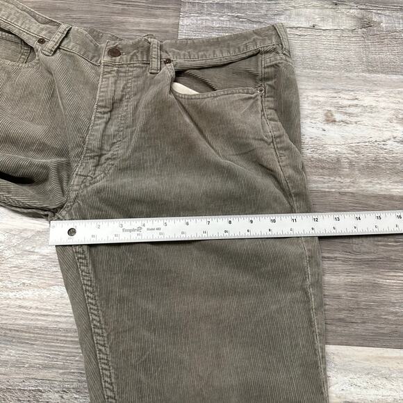 Polo Ralph Lauren Gray Mens 36x32 Classic‎ Straight Leg Preppy Corduroy Pants - Picture 12 of 13